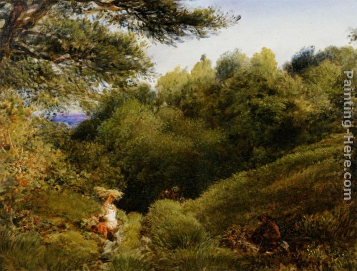 John Linnell A Surrey Glade